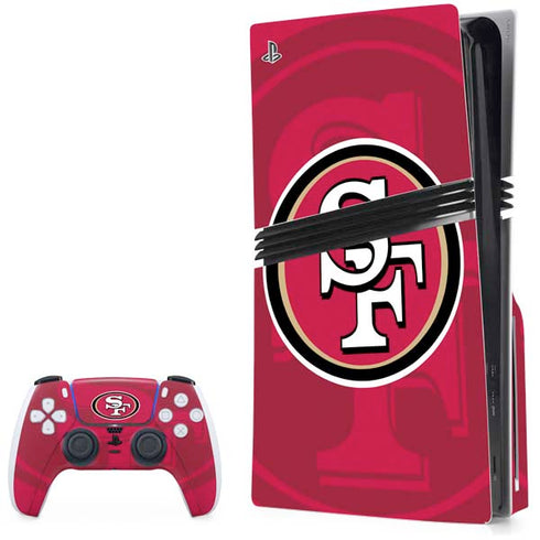NFL San Francisco 49ers Double Vision PlayStation PS5 Skins