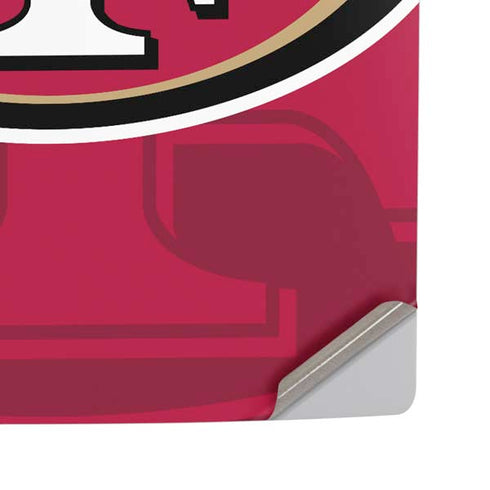 NFL San Francisco 49ers Double Vision PS5 Pro Disk Console Skin