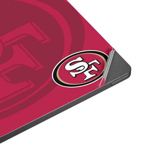 NFL San Francisco 49ers Double Vision Surface Laptop 7 13.8in Skin