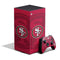 NFL San Francisco 49ers Double Vision XBox Series X Digital Edition Bundle Skin