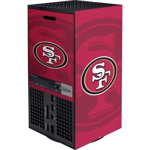 NFL San Francisco 49ers Double Vision XBox Series X Digital Edition Bundle Skin