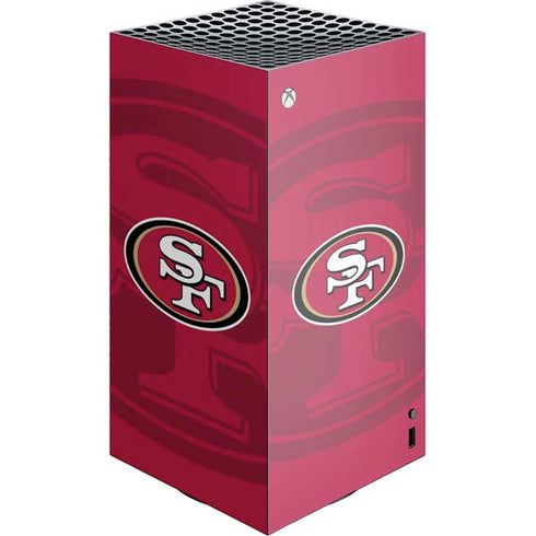 NFL San Francisco 49ers Double Vision XBox Series X Digital Edition Console Skin