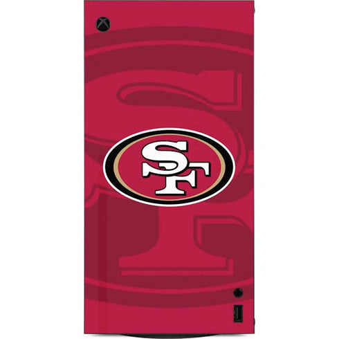 NFL San Francisco 49ers Double Vision XBox Series X Digital Edition Console Skin