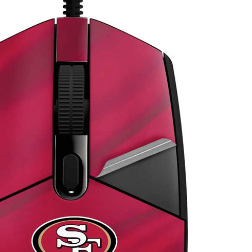 NFL San Francisco 49ers G203 Prodigy RGB Wired Gaming Mouse Skin