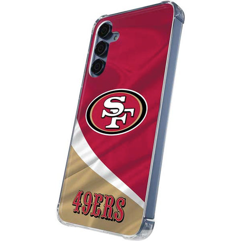 NFL San Francisco 49ers Galaxy A55 5G Clear Case
