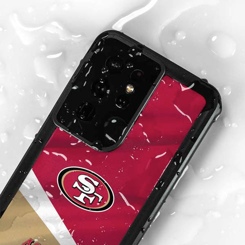 NFL San Francisco 49ers Galaxy S24 Ultra Waterproof Case