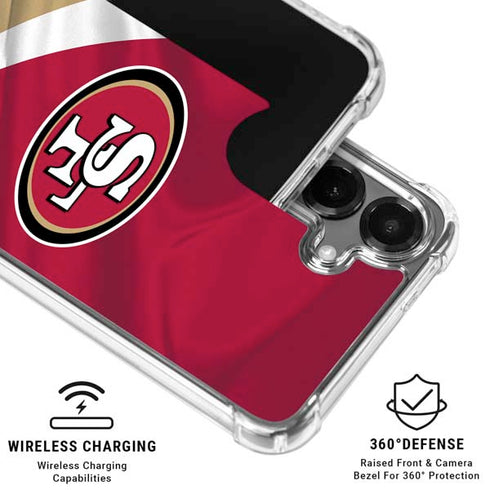 NFL San Francisco 49ers Galaxy S26 Plus Clear Case