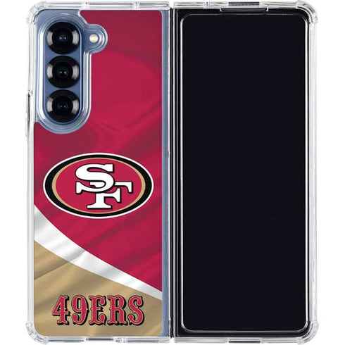 NFL San Francisco 49ers Galaxy Z Fold7 Clear Case