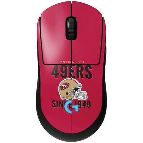 NFL San Francisco 49ers Helmet G Pro Wireless Gaming Mouse Skin