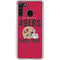 NFL San Francisco 49ers Helmet Galaxy A21 Clear Case