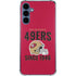 NFL San Francisco 49ers Helmet Galaxy A35 5G Clear Case