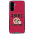 NFL San Francisco 49ers Helmet Galaxy A36 5G Clear Case