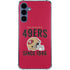 NFL San Francisco 49ers Helmet Galaxy A55 5G Clear Case