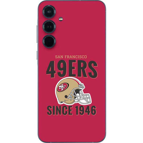 NFL San Francisco 49ers Helmet Galaxy A55 5G Skin