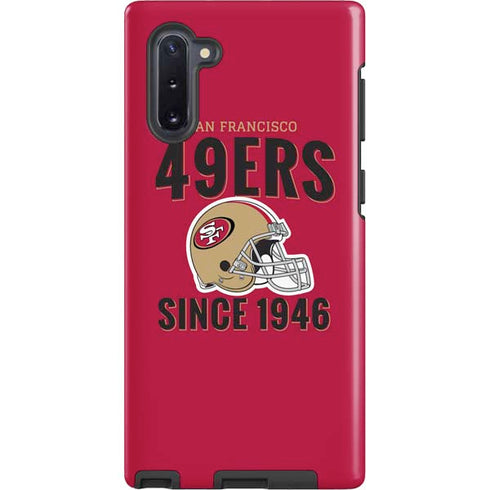 NFL San Francisco 49ers Helmet Galaxy Cases