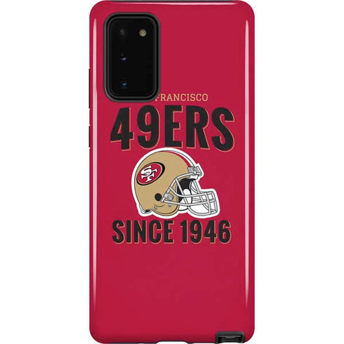 NFL San Francisco 49ers Helmet Galaxy Note20 5G Pro Case