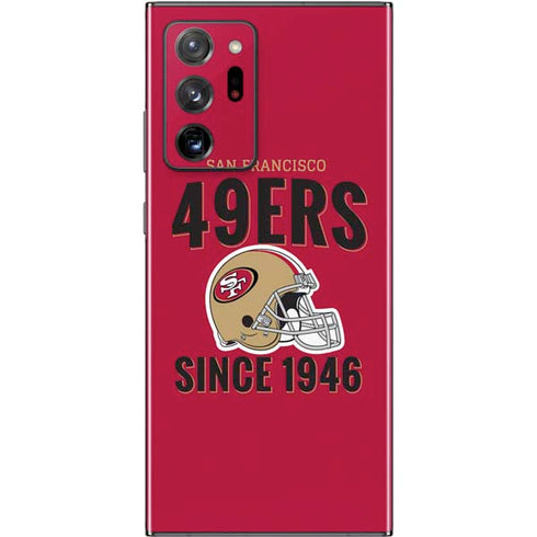 NFL San Francisco 49ers Helmet Galaxy Note20 Ultra 5G Skin