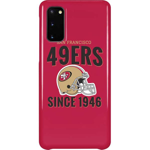 NFL San Francisco 49ers Helmet Galaxy S20 Lite Case