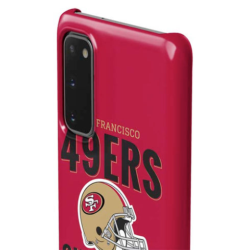 NFL San Francisco 49ers Helmet Galaxy S20 Lite Case