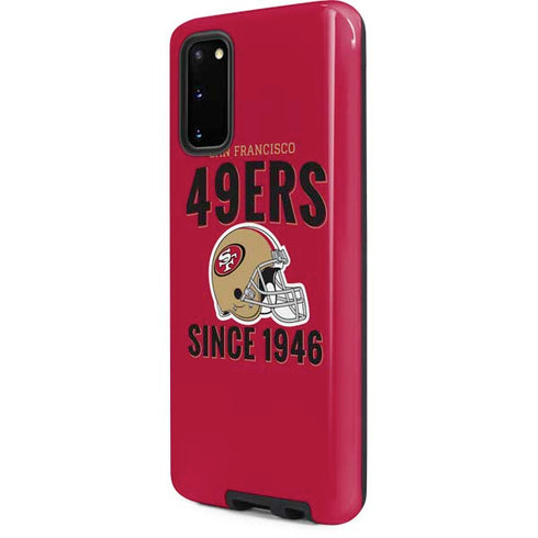 NFL San Francisco 49ers Helmet Galaxy S20 Pro Case