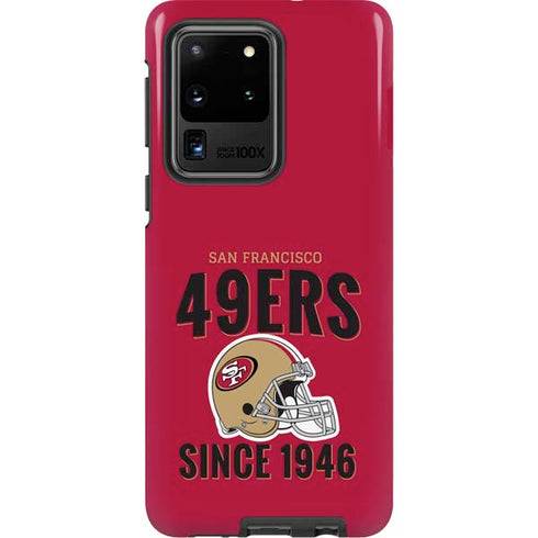 NFL San Francisco 49ers Helmet Galaxy S20 Ultra 5G Pro Case