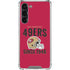 NFL San Francisco 49ers Helmet Galaxy S24 FE Clear Case