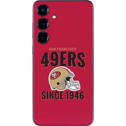 NFL San Francisco 49ers Helmet Galaxy S25 Plus Skin