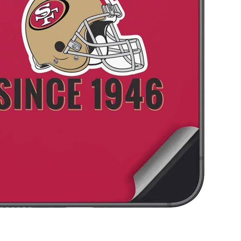 NFL San Francisco 49ers Helmet Galaxy S25 Skin