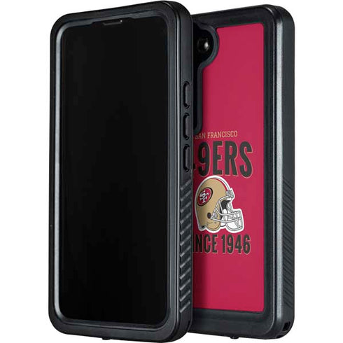 NFL San Francisco 49ers Helmet Galaxy S24 Waterproof Case
