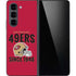 NFL San Francisco 49ers Helmet Galaxy Z Fold5 5G Skin