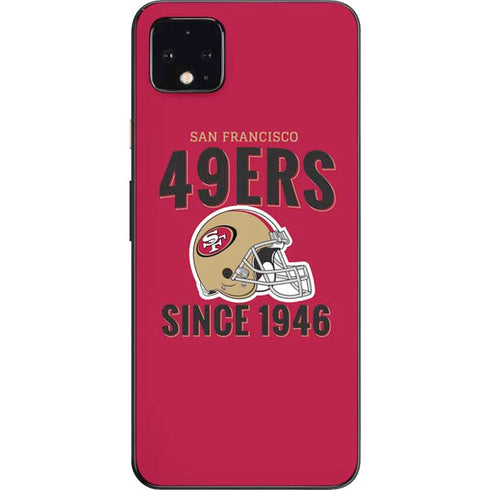 NFL San Francisco 49ers Helmet Google Pixel 4 XL Skin