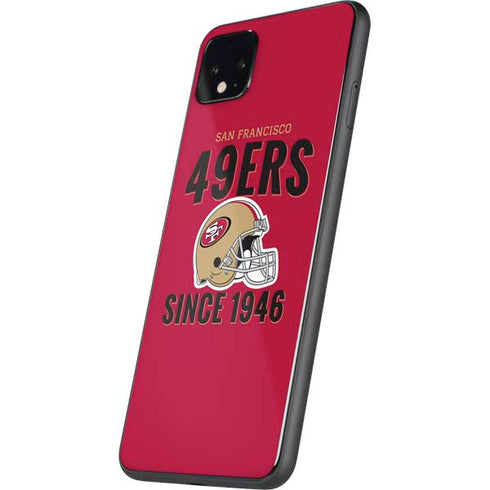 NFL San Francisco 49ers Helmet Google Pixel 4 XL Skin