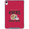 NFL San Francisco 49ers Helmet iPad 11th Gen (2025) Clear Case