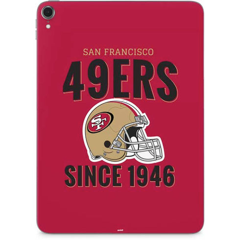 NFL San Francisco 49ers Helmet Apple iPad Pro Skin