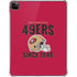 NFL San Francisco 49ers Helmet iPad Pro 11in (2024) Clear Case