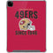NFL San Francisco 49ers Helmet iPad Pro 12.9in (2020) Clear Case