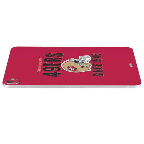 NFL San Francisco 49ers Helmet iPad Pro 13in M4 (2024) Skin