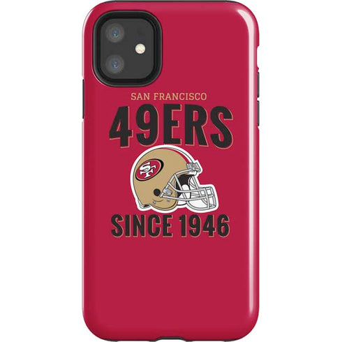 NFL San Francisco 49ers Helmet iPhone 11 Impact Case