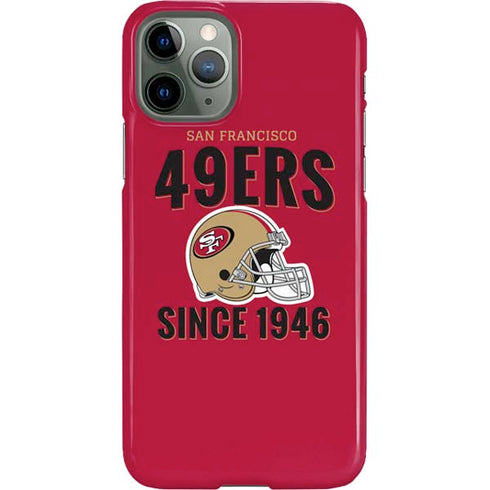 NFL San Francisco 49ers Helmet iPhone 11 Pro Lite Case