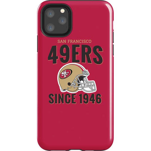 NFL San Francisco 49ers Helmet iPhone 11 Pro Max Impact Case