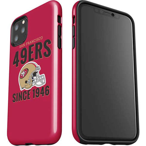 NFL San Francisco 49ers Helmet iPhone 11 Pro Max Impact Case