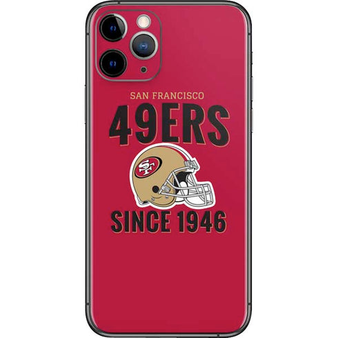 NFL San Francisco 49ers Helmet iPhone 11 Pro Skin
