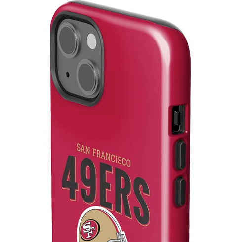 NFL San Francisco 49ers Helmet iPhone 15 Impact Case