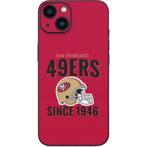 NFL San Francisco 49ers Helmet iPhone 15 Skin