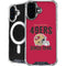 NFL San Francisco 49ers Helmet iPhone 16 MagSafe Case
