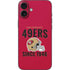 NFL San Francisco 49ers Helmet iPhone 16 Plus Skin