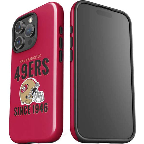 NFL San Francisco 49ers Helmet iPhone 16 Pro Impact Case