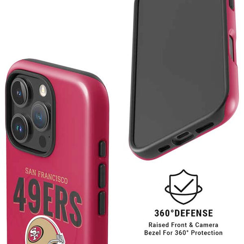 NFL San Francisco 49ers Helmet iPhone 16 Pro Magsafe Impact Case