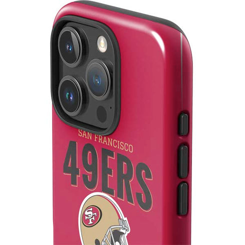 NFL San Francisco 49ers Helmet iPhone 16 Pro Max Impact Case