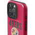 NFL San Francisco 49ers Helmet iPhone 16 Pro Max Impact Case